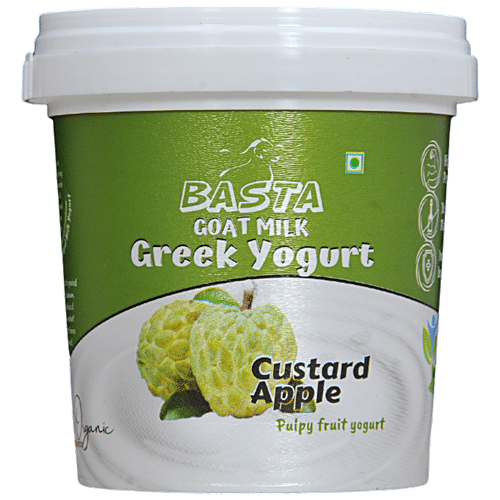 Buy BASTA Goat Milk Yogurt Custard Apple Online at Best Price of Rs