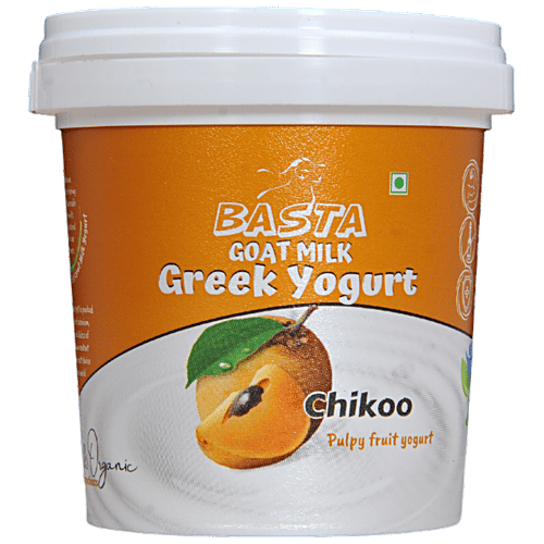 Buy BASTA Goat Milk Yogurt Chikoo Online at Best Price of Rs null