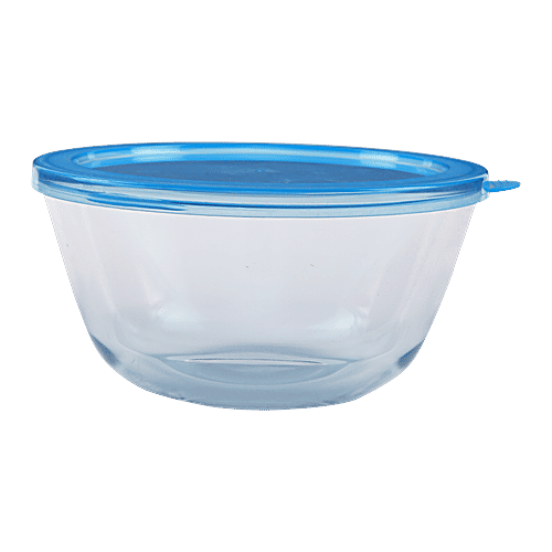BB Home Borosilicate Glass Mixing Bowl With Lid, 800 ml  