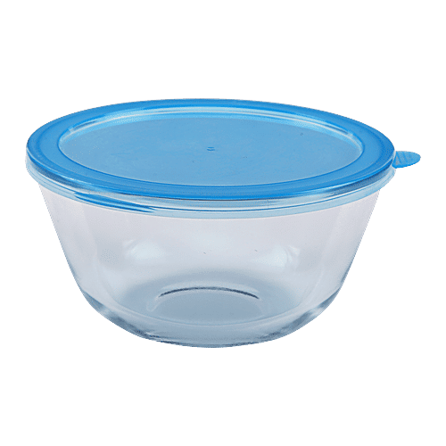 BB Home Borosilicate Glass Mixing Bowl With Lid, 800 ml  