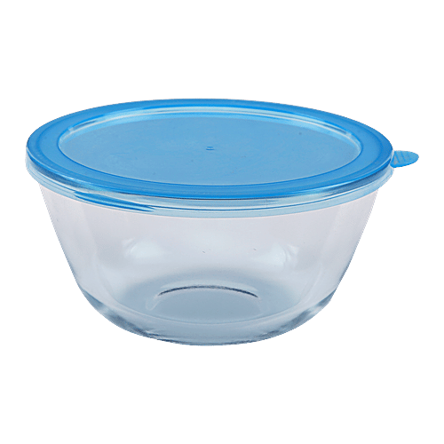 BB Home Borosilicate Glass Mixing Bowl With Lid, 1.05 L  