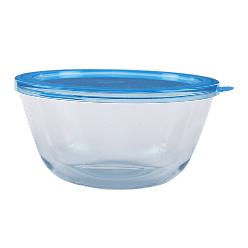 BB Home Borosilicate Glass Mixing Bowl With Lid, 1.6 L  