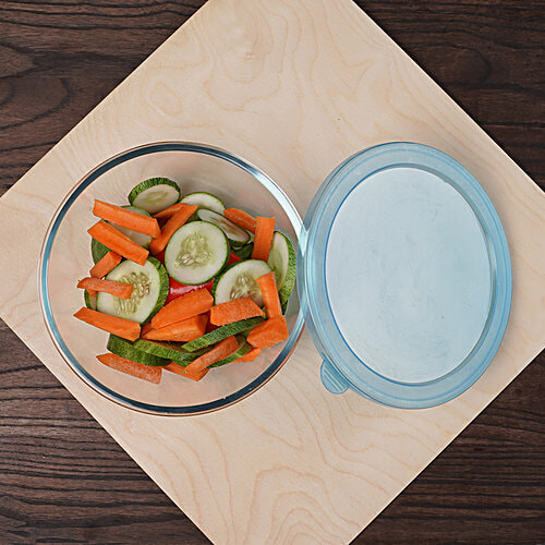 BB Home Borosilicate Glass Mixing Bowl With Lid, 1.6 L  