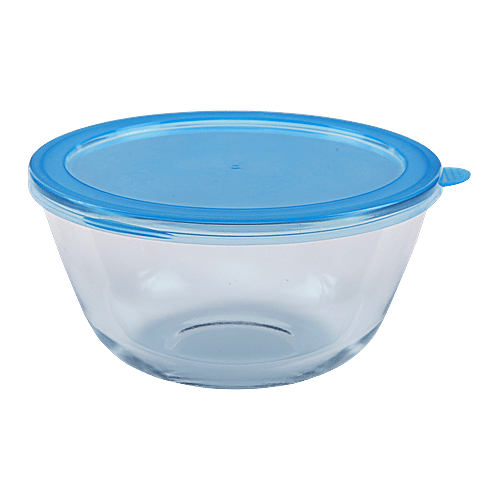 BB Home Borosilicate Glass Mixing Bowl With Lid, 1.6 L  