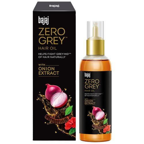 Buy Bajaj Zero Grey Anti-Greying Hair Oil - Delay Greying Of Hair  Naturally, Natural Actives Online at Best Price of Rs 350 - bigbasket