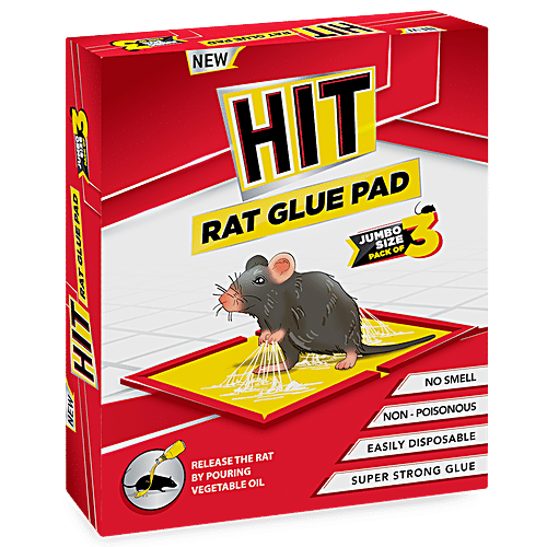 Buy HIT Rat/Mouse Glue Pad No Smell, NonPoisonous, Jumbo Size Online