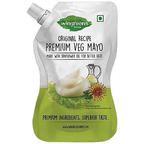 Wingreens Farms Original Recipe Premium Veg Mayo - With Sunflower Oil, 800 g