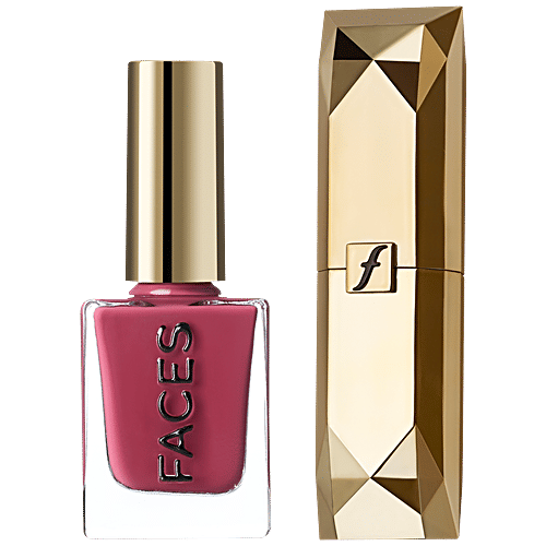 Faces Canada Belle De Luxe Jewel Cut Lip & Tip Gift Box - French Rosette, 2 pcs