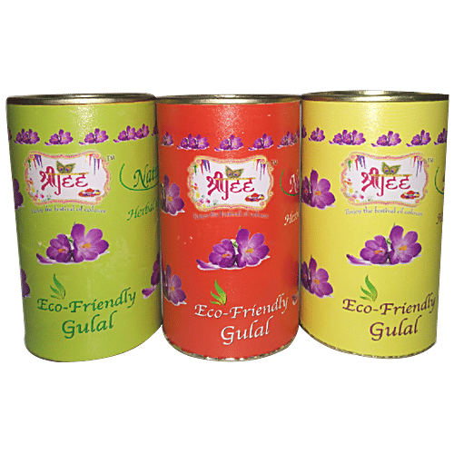 Amrit Varsha Naturals Herbal Holi Gulal - Assorted, 300 g  