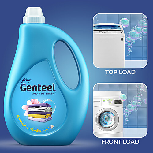 Buy Genteel Liquid Detergent For Top Load & Front Load Washing Online