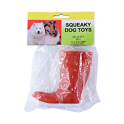 DP Pet Toy Shoe - Assorted Colour, BB1517, 1 pc  