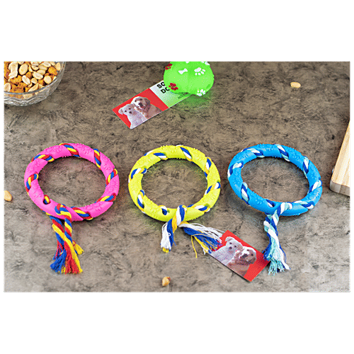 DP Pet Toy Ring - Assorted Colour, BB1518, 1 pc  