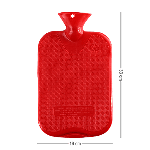 DP Hot Water Bag - Natural Rubber, BPA Free, BB1548, 1 pc  