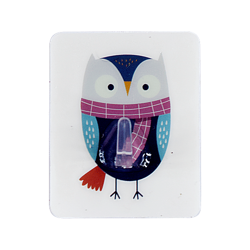 BB Home Plastic Hook/ Hanger Card - Self Adhesive/ Stickable, BH105, 5 pcs  