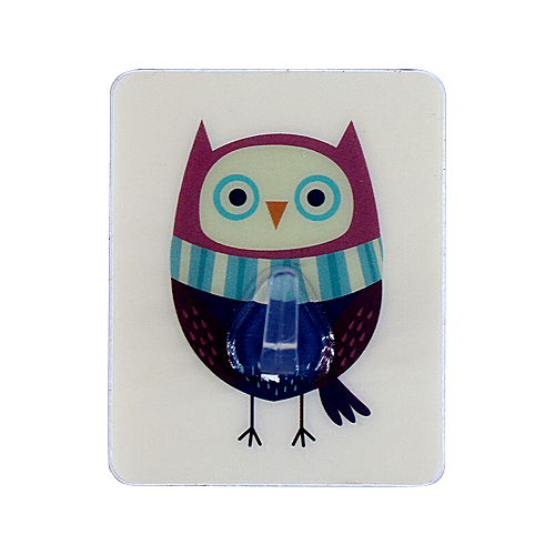 BB Home Plastic Hook/ Hanger Card - Self Adhesive/ Stickable, BH105, 5 pcs  