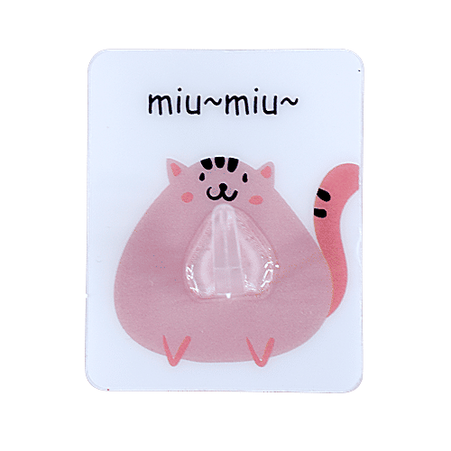 BB Home Plastic Hook/ Hanger Card - Self Adhesive/ Stickable, BH106, 5 pcs  