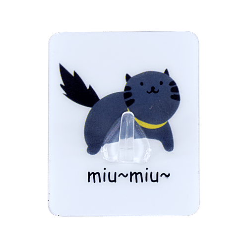 BB Home Plastic Hook/ Hanger Card - Self Adhesive/ Stickable, BH106, 5 pcs  