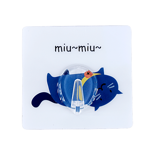 BB Home Plastic Hook/ Hanger Card - Self Adhesive/ Stickable, BH106, 5 pcs  