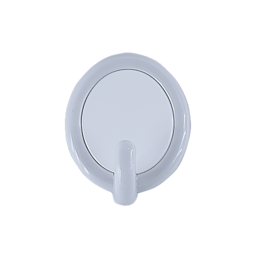 bb home Plastic Hook - Self Adhesive/Stickable, Round Shape, 3 pcs For Multipurpose Use