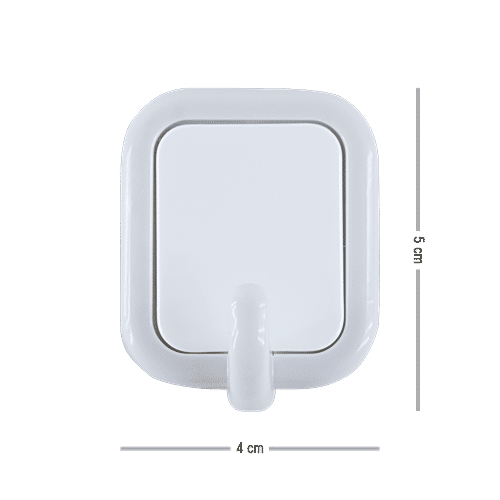 BB Home Plastic Hook/ Hanger Card - Self Adhesive/ Stickable, BH110, 3 pcs  