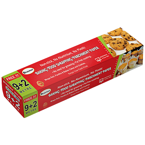 Beaunut Baking/ Food Wrapping/ Parchment Paper, 11 Mtr Box 