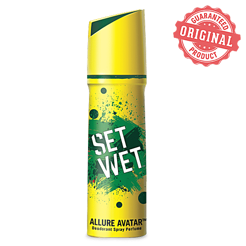 Set Wet Allure Avatar Deodorant & Body Spray Perfume For Men, 150 ml  