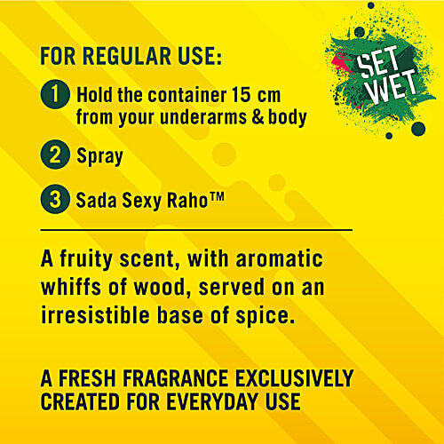 Set Wet Allure Avatar Deodorant & Body Spray Perfume For Men, 150 ml  