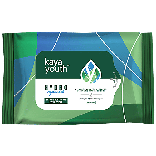 Buy Kaya Youth Hydro Replenish Gentle Cleansing Wet Face Wipes Online