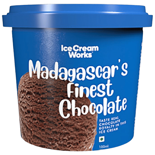 Buy Ice Cream Works Madagascar Fine Chocolate Ice Cream Luxury Milk