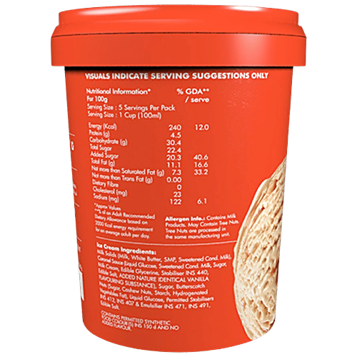 Ice Cream Works Sea Salt Caramel Fudge Ice Cream - Luxury Milk, 500 ml