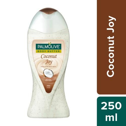 Palmolive Exfoliating Body Wash - Coconut Joy, 250 ml  
