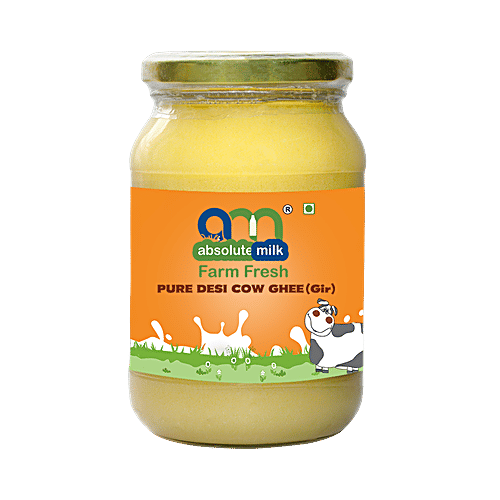 Buy Absolute Milk Farm Fresh Pure Desi Gir Cow Ghee Online at Best