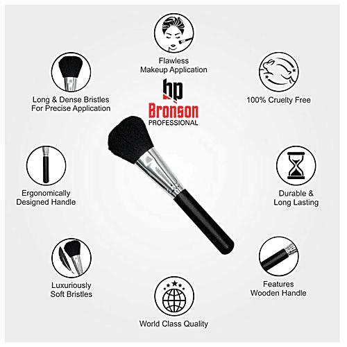 Bronson professional Powder Brush, 1 pc  Lightweight