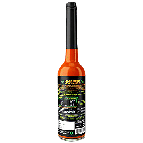 Sprig Wood- Aged Habanero Hot Sauce - Premium Gourmet Condiment, Flavourful, 100 g  No Trans Fat