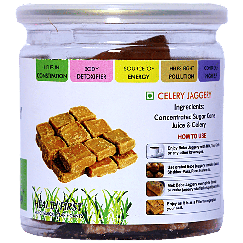 Bebe Celery Jaggery, 250 g No Chemical Clarificants
