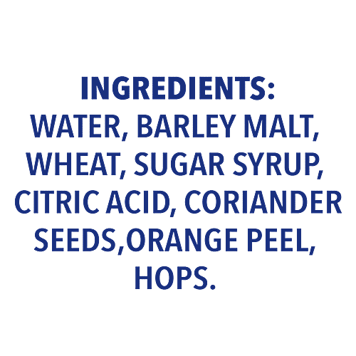 Hoegaarden 0.0 Non Alcoholic Drink, 330 ml Can 