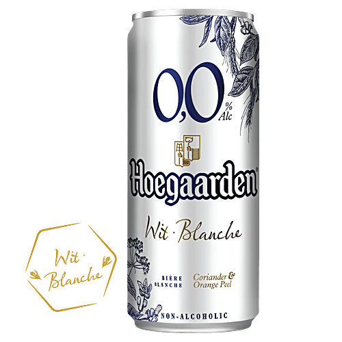 Hoegaarden 0.0 Non Alcoholic Drink, 330 ml Can 