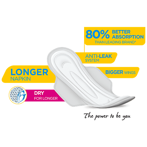 Comfy Snug Fit Value Pack Sanitary Pads, 18 pcs Pouch 