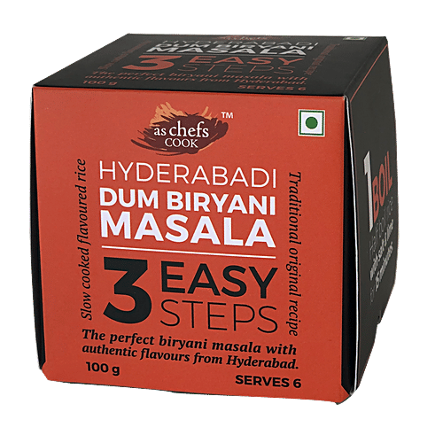 As Chef's Cook Hyderabadi Dum Biryani Masala, 100 g  