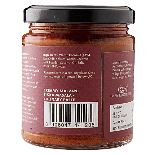 As Chef's Cook Creamy Malvani Tikka Masala, 200 g  