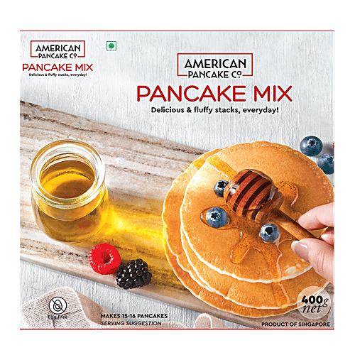 American Pancake Co. Pancake Mix - Delicious & Fluffy, Egg Free, 400 g  
