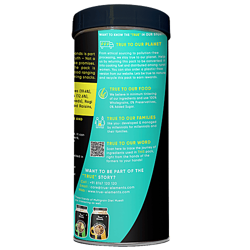 Buy True Elements Multigrain Diet Muesli Rich In Protein & Fibre