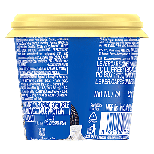 Kwality Wall's Oreo & Cream Frozen Dessert, 100 ml  