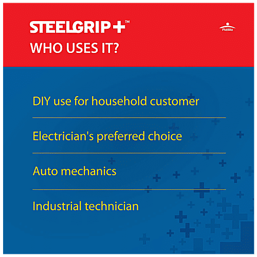 Steelgrip Steelgrip+ Self Adhesive PVC Electrical Insulation Tape - 6 M, 1 pc  For Joining Wires, Insultation Of Live Wires