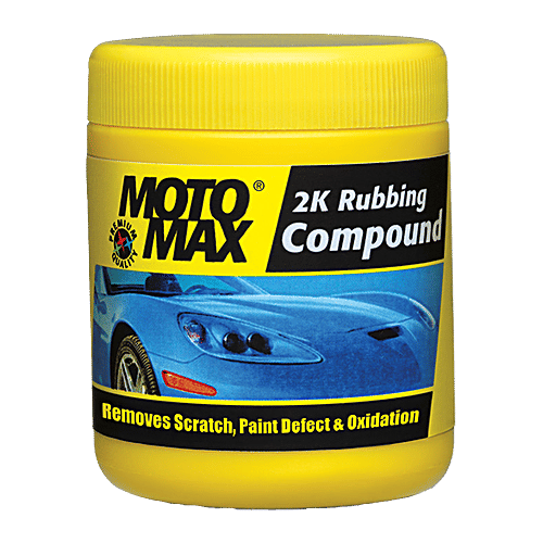 Buy Motomax 2K Rubbing Compound Removes Scratches, Paint Defect & Oxidation From Cars, Bikes
