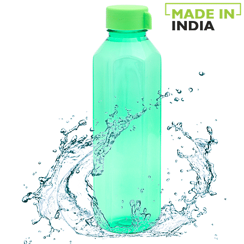 Buy BB Home Penta Plastic Pet Water Bottle Green, Wide Mouth Online