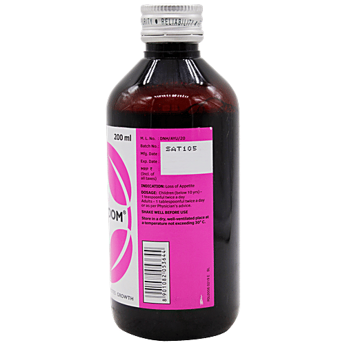 Charak APTIZOOOM Syrup - The Natural Appetite Booster, 200 ml  