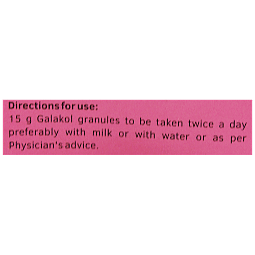 Charak GALAKOL Granules - The natural Galactogogue, 10 Sachets Plastic container 