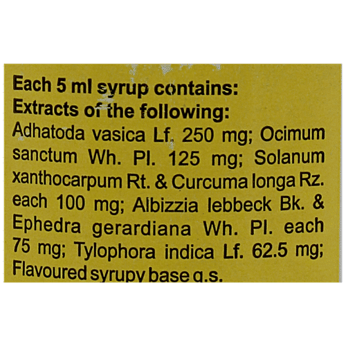 Charak HALEEZY Syrup - Helps Support Bronchial Health, 200 ml Bottle 