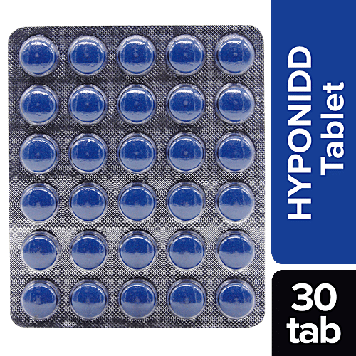 Charak HYPONIDD Tablet - An Ideal Complement To Anti-diabetic Regimen, 30 Tablets Blister pack 